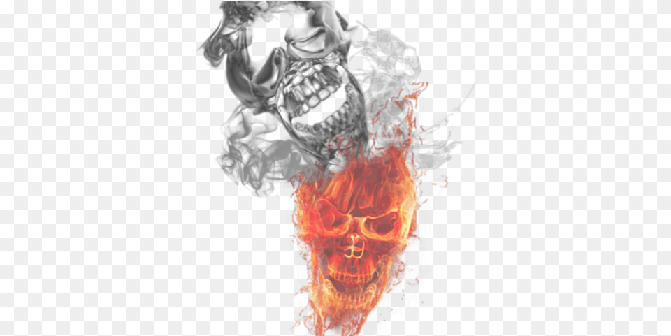 Smoke Effect Clipart Alpha Fire Skull Journal By Cool Image Paperback, Bonfire, Flame Free Png