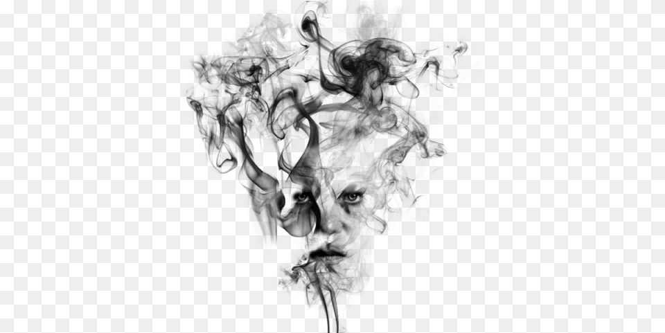 Smoke Effect Images Thumbnail Effect Black, Beard, Face, Head, Portrait Png Image