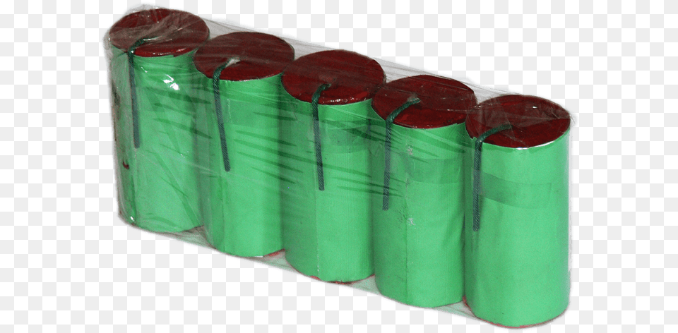 Smoke Fountain Triplex Green Cylinder, Plastic Wrap, Weapon, Food, Ketchup Free Png Download