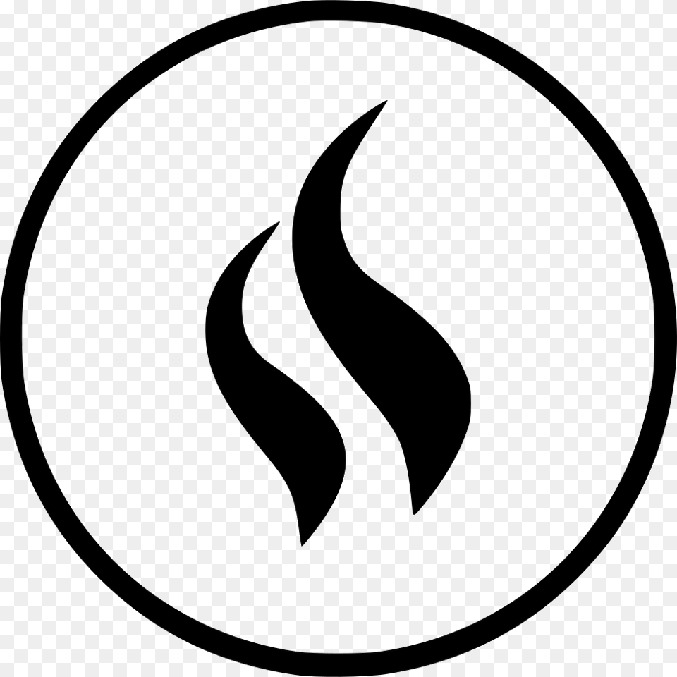 Smoke Gas Fire Round Icon Download, Logo, Symbol, Smoke Pipe Free Png