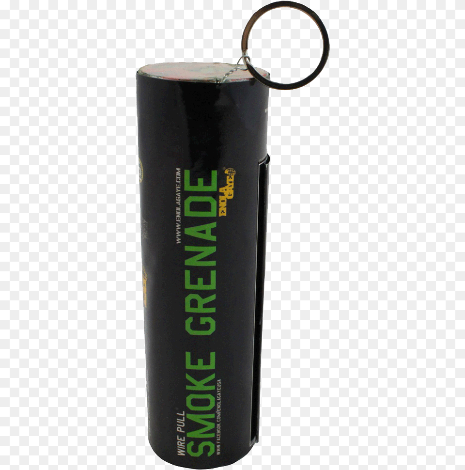 Smoke Grenade Keychain, Bottle, Can, Tin Free Png Download