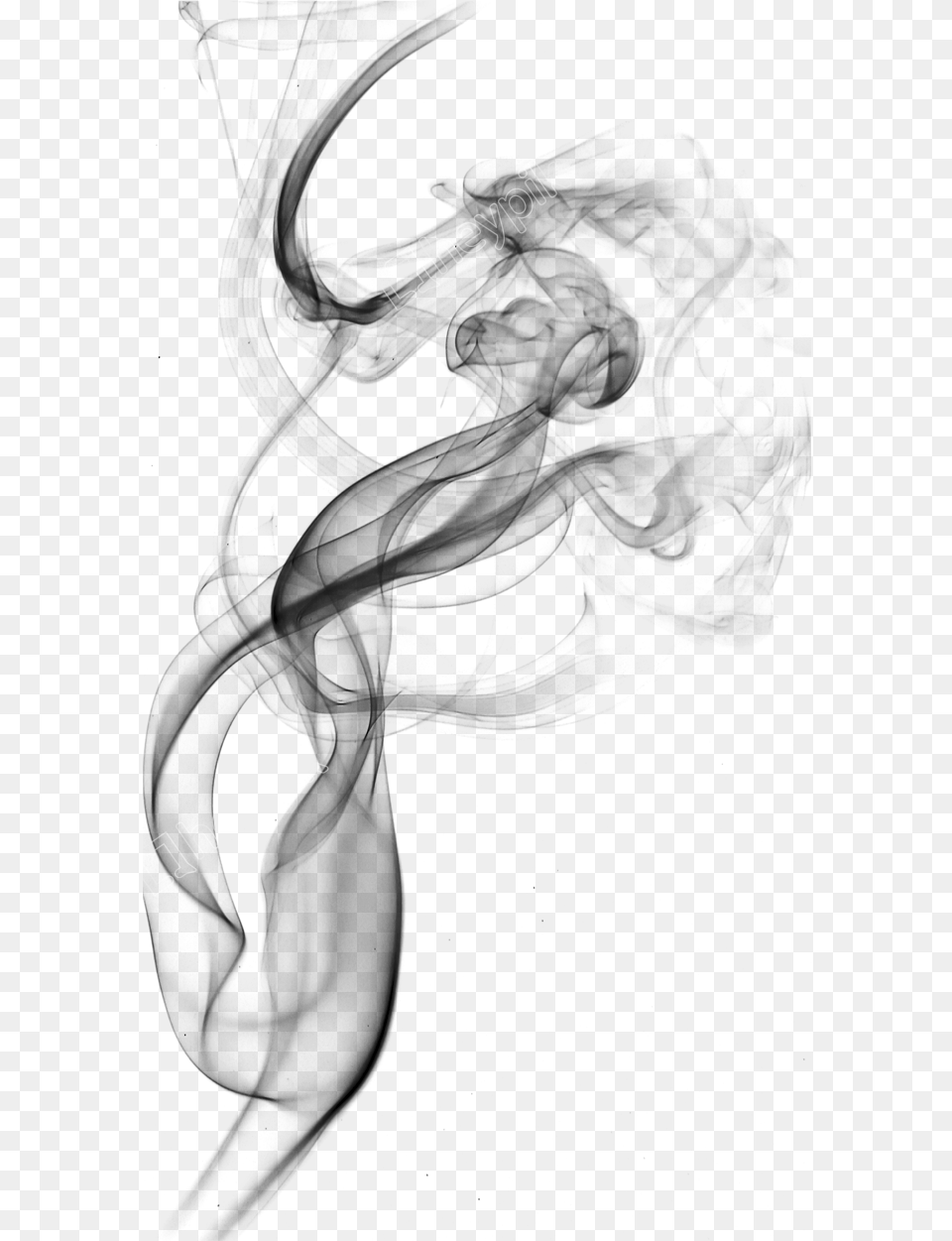 Smoke Illustration Black And White Smoke, Cutlery, Racket, Fork, Sport Png