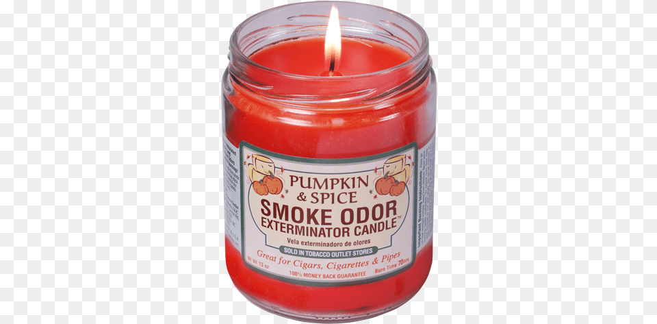Smoke Odor Exterminator Candle Pumpkin Spice Pumpkin Spice Candle, Food, Ketchup Free Transparent Png