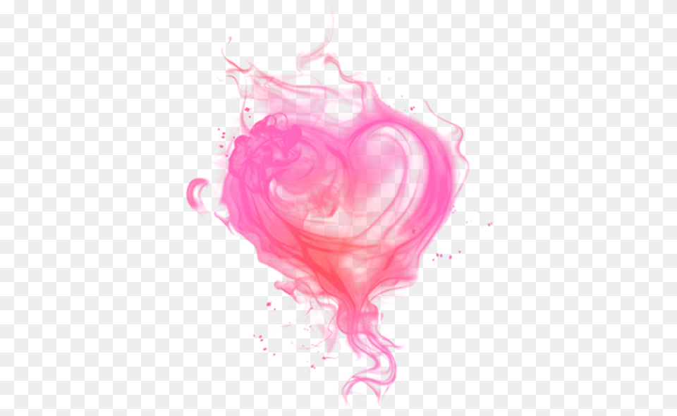 Smoke Pink Heart Hearts Love Illustration, Purple, Art, Graphics, Adult Free Transparent Png