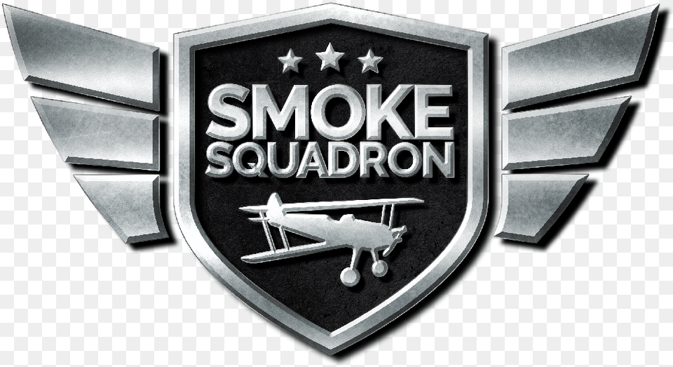 Smoke Squadron By Hardcoffee Game Studio Gabrielsd Kssio Emblem, Badge, Logo, Symbol, Aircraft Free Transparent Png