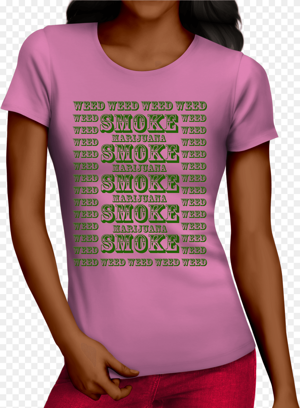 Smoke Weed Contact Formcontact Field Label Name T Shirt, Clothing, T-shirt, Adult, Female Free Png