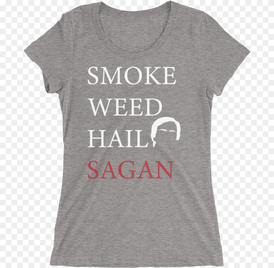 Smoke Weed Hail Sagan Active Shirt, Clothing, T-shirt, Person Free Png