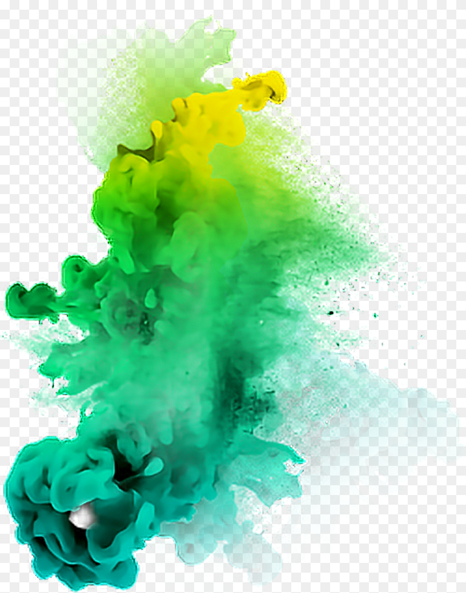 Smokebomb Smokeeffect Sticker By Luismartinez Report Green Smoke Transparent Background, Art, Graphics, Mineral, Flower Free Png