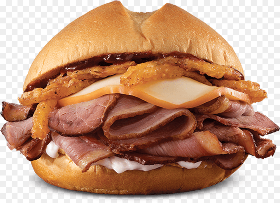 Smokehouse Sliced Brisket Cheeseburger, Burger, Food, Meat, Pork Free Png Download
