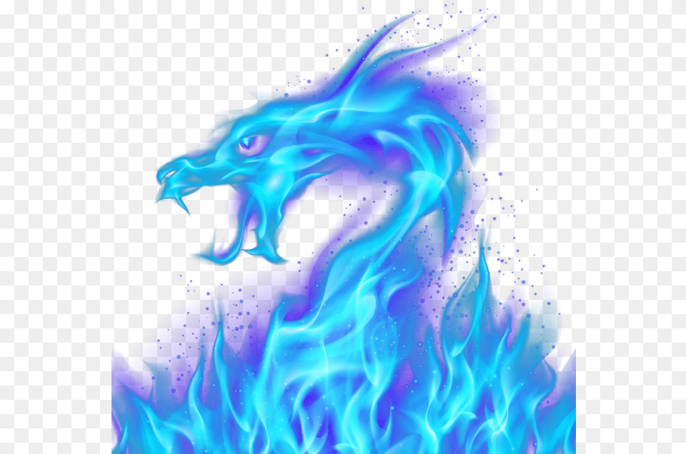 Smokes Dragon Flames Gif Smoke Blue Flame Transparent Gif, Adult, Female, Person, Woman Png Image