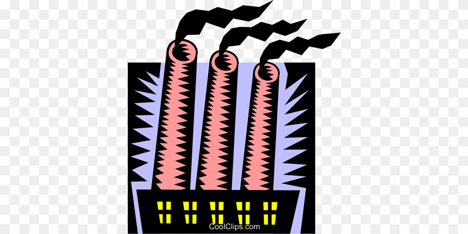 Smokestacks Royalty Vector Clip Art Illustration, Advertisement, Dynamite, Weapon, Poster Free Png