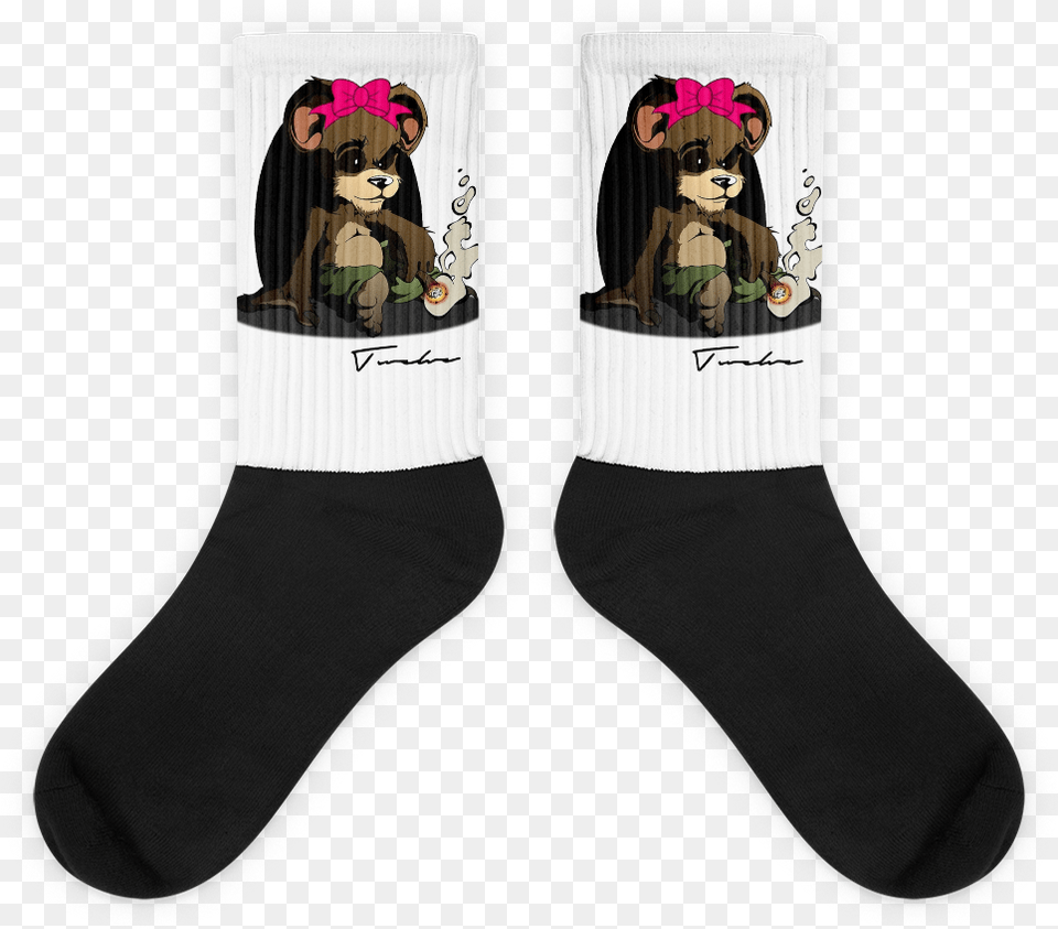 Smokey Bear Socks Sock, Clothing, Hosiery, Adult, Female Free Png Download