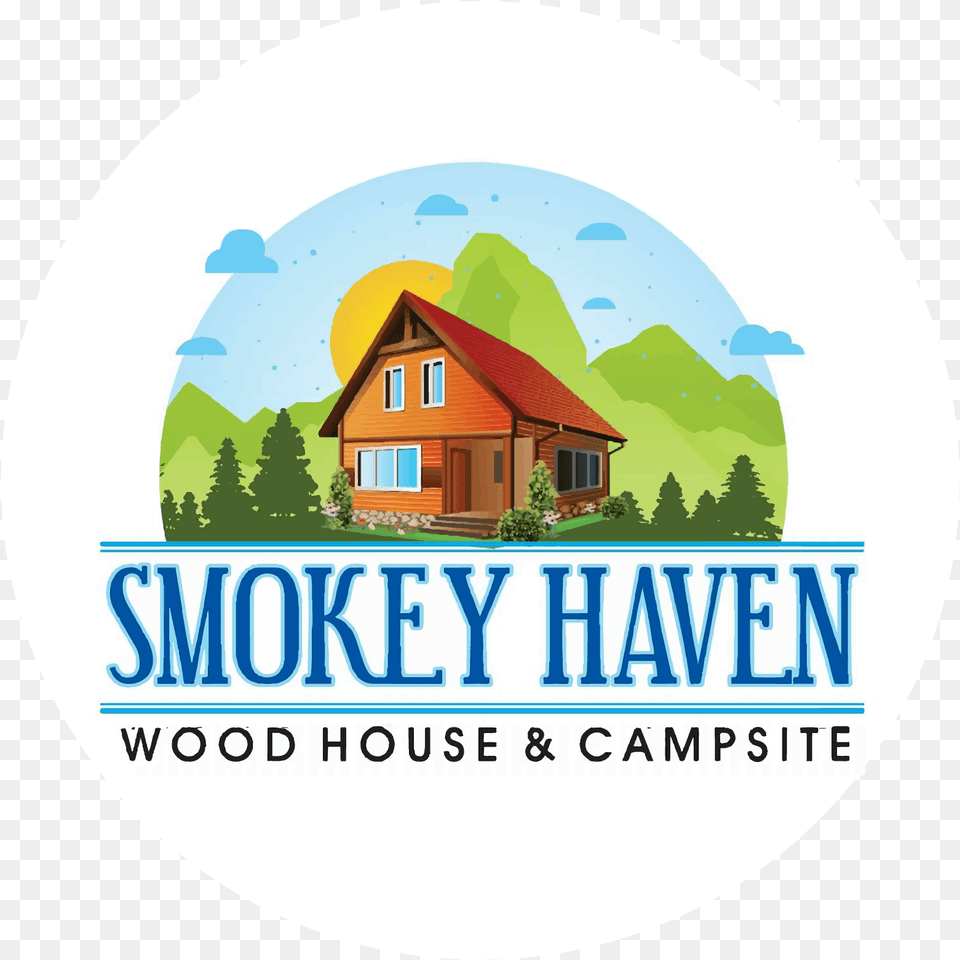 Smokey Haven Wood House And Cottages Label, Neighborhood, Logo, Architecture, Building Png