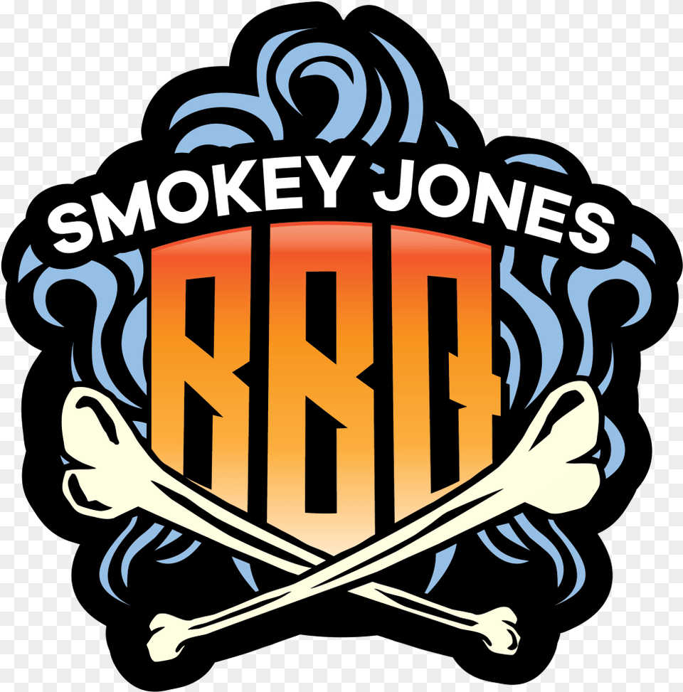 Smokey Jones Bbq Logo Illustration, Emblem, Symbol Free Png