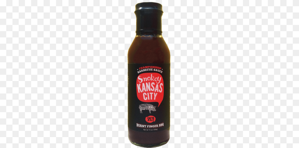 Smokey Kansas City Spicy Bbq Sauce By Burnt Finger Smokey Kansas City Spicy Bbq Sauce By World Market, Alcohol, Beer, Beverage, Bottle Png