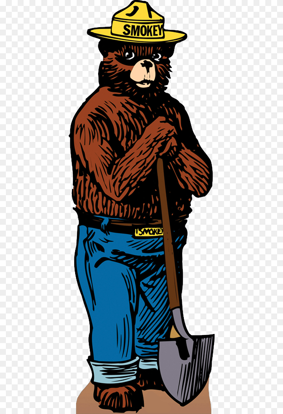 Smokey The Bear Only You Can Prevent Forest Fires Defunded, Adult, Male, Man, Person Png Image