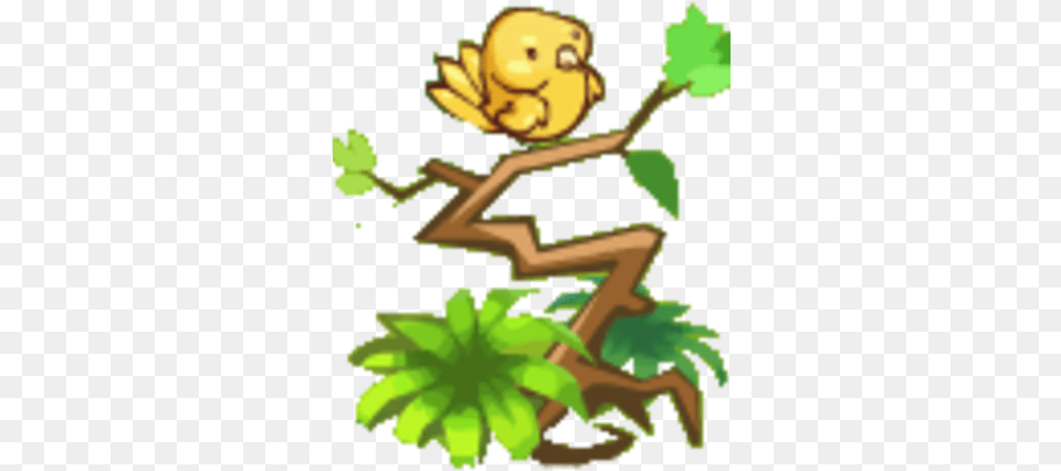 Smokey The Canary Cartoon, Plant, Vegetation, Leaf, Amphibian Png