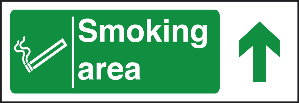 Smoking Area Arrow Up Signtitle Smoking Area Arrow Smoking Area, Sign, Symbol, Road Sign Free Png