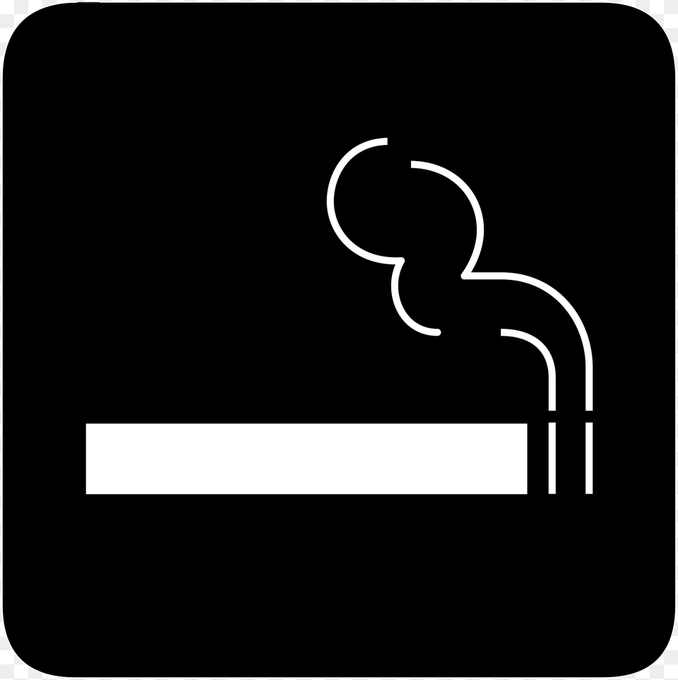 Smoking Clipart, Stencil Free Png Download