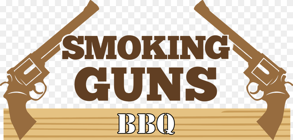 Smoking Guns Bbq Poster, Firearm, Gun, Handgun, Weapon Free Png Download