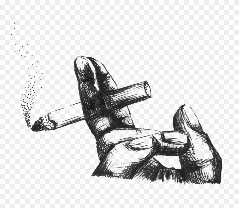 Smoking In Public Sketch, Art, Drawing, Adult, Bride Free Png