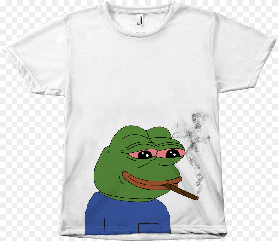 Smoking Pepe The Frog Nina Simone T Shirt, Clothing, T-shirt, Baby, Person Free Png Download