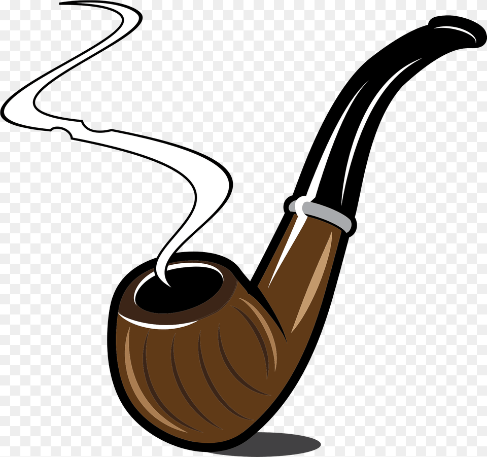 Smoking Pipe Clipart Download Transparent Creazilla Smoking Tobacco Pipe Clipart, Smoke Pipe Free Png
