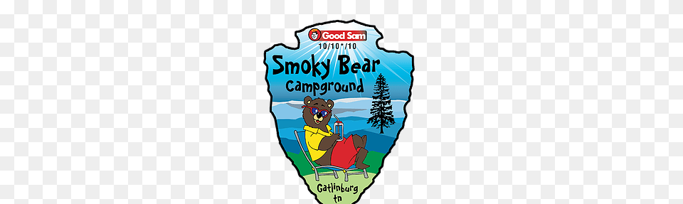 Smoky Bear Campground Rv Park In Gatlinburg Tn Great Smoky, Book, Publication, Advertisement, Poster Png Image