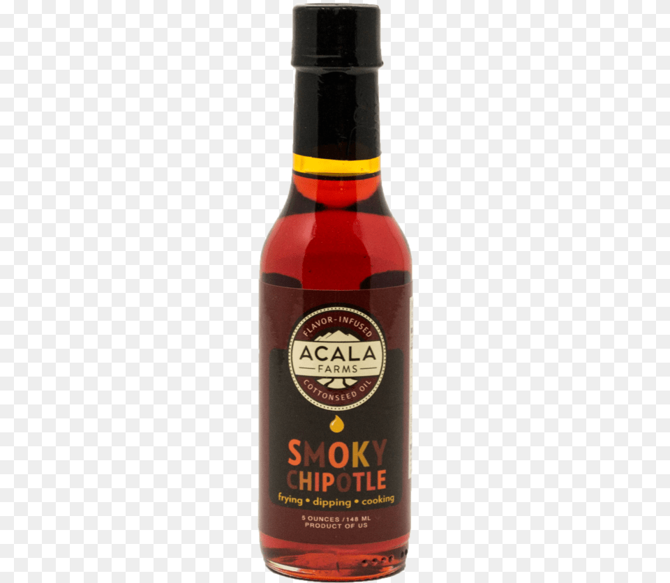 Smoky Chipotle Acala Farms Cooking Oil Cottonseed Oil Hot Habanero 5oz Acala Farms Cotton, Alcohol, Beer, Beverage, Bottle Free Png