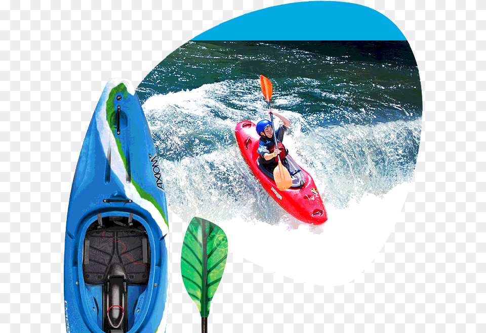 Smoky Mountain Kayaking On The Pigeon River Sea Kayak, Boat, Vehicle, Transportation, Rowboat Free Png Download