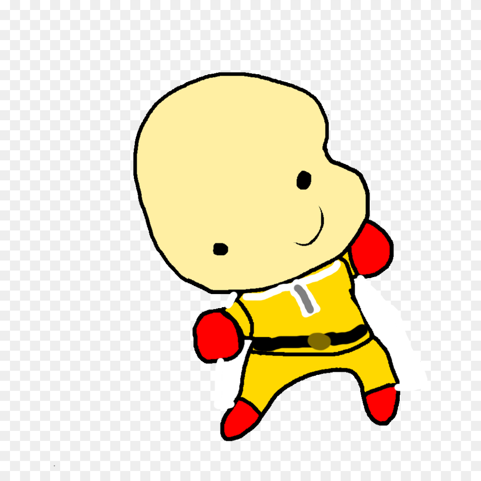 Smol Saitama Onepunchman, Toy, Face, Head, Person Free Png Download