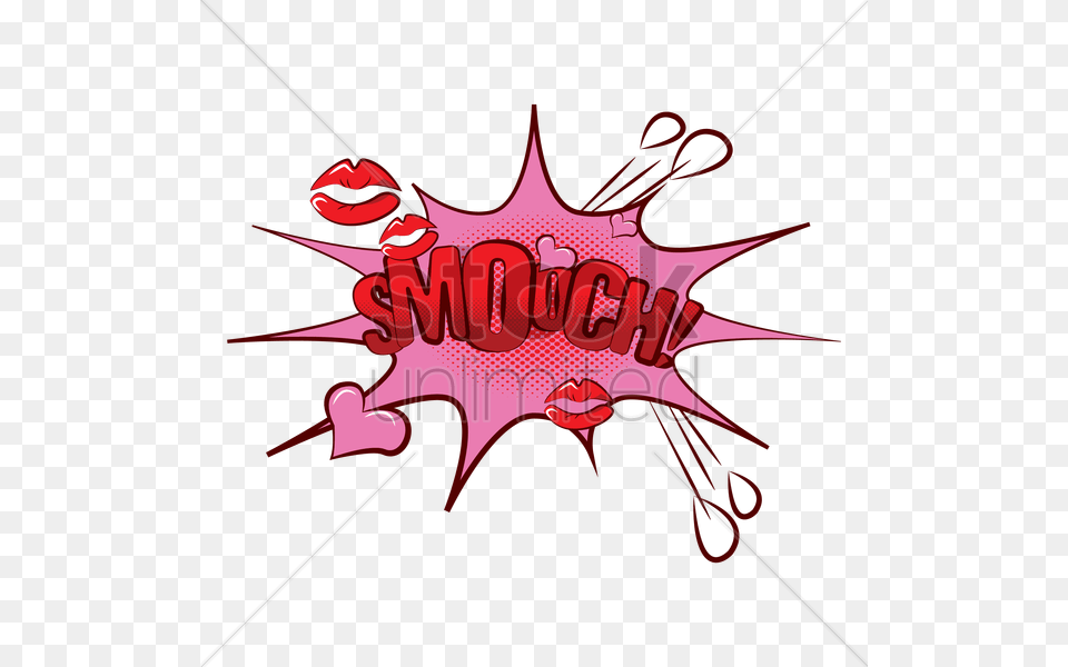 Smooch Comic Clipart Comics Kiss Png