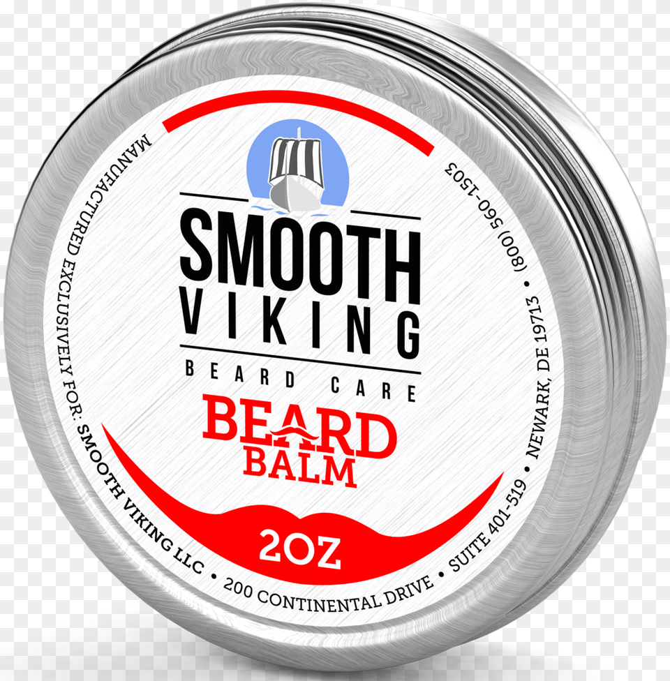 Smooth Viking Beard Balm, Tape, Tin, Bottle, Head Free Transparent Png