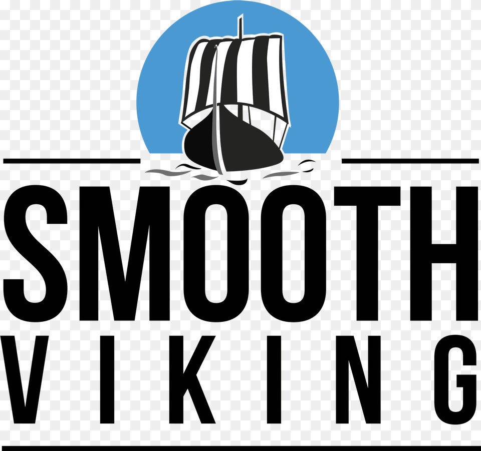 Smooth Viking Logo, Boat, Sailboat, Transportation, Vehicle Png Image