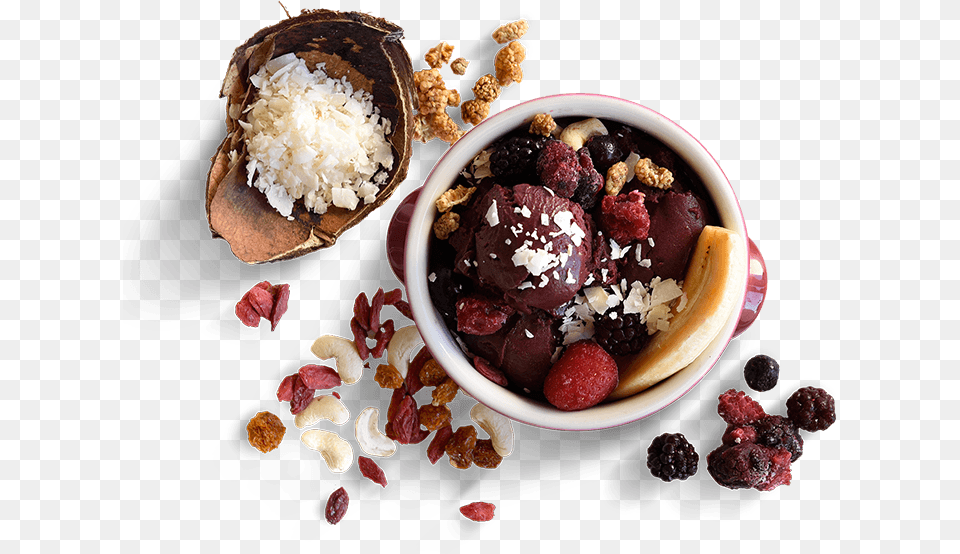Smoothie Bowl Transparent Background, Fruit, Berry, Raspberry, Produce Free Png Download