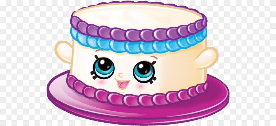 Smoothie Clipart Shopkins Cartoon Full Shopkins Bree Birthday Cake, Birthday Cake, Cream, Dessert, Food Free Png Download