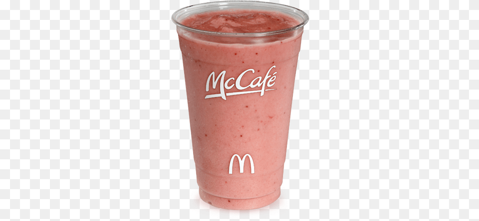 Smoothie Fraise Banane Mcdonald, Beverage, Juice, Food, Ketchup Png Image