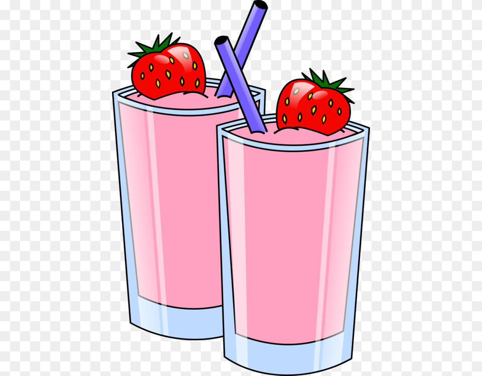 Smoothie Ice Cream Milkshake Juice Beverages, Beverage, Milk, Strawberry, Produce Free Transparent Png
