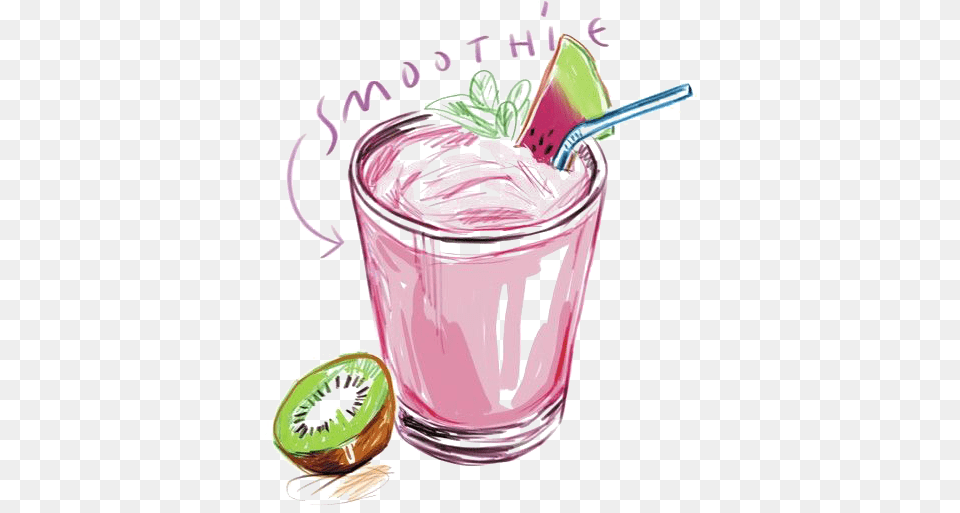 Smoothie Juice Milkshake Cocktail Plant Milk Smoothies Illustrations, Beverage, Fruit, Food, Produce Png Image