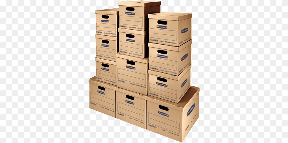 Smoothmove Classic Kit Smlmed Boxes 12pk Bankers Boxes, Box, Cardboard, Carton, Package Free Png Download