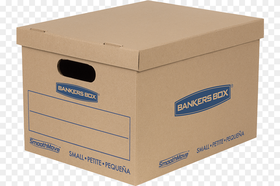 Smoothmove Classic Moving Boxes Small Banker Boxes, Box, Cardboard, Carton, Package Free Png Download