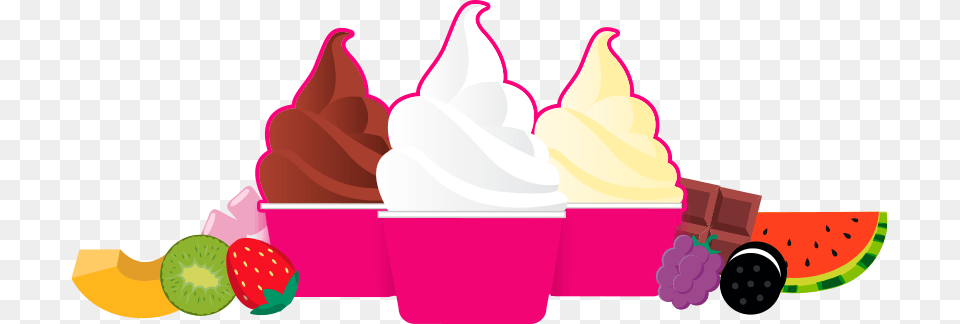 Smooy Natural Ice Yogurt, Cream, Dessert, Food, Ice Cream Free Png Download