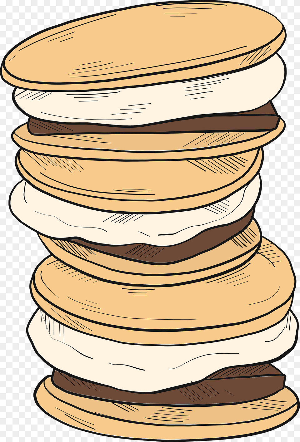 Smore Clipart, Bread, Food, Pancake Free Png Download