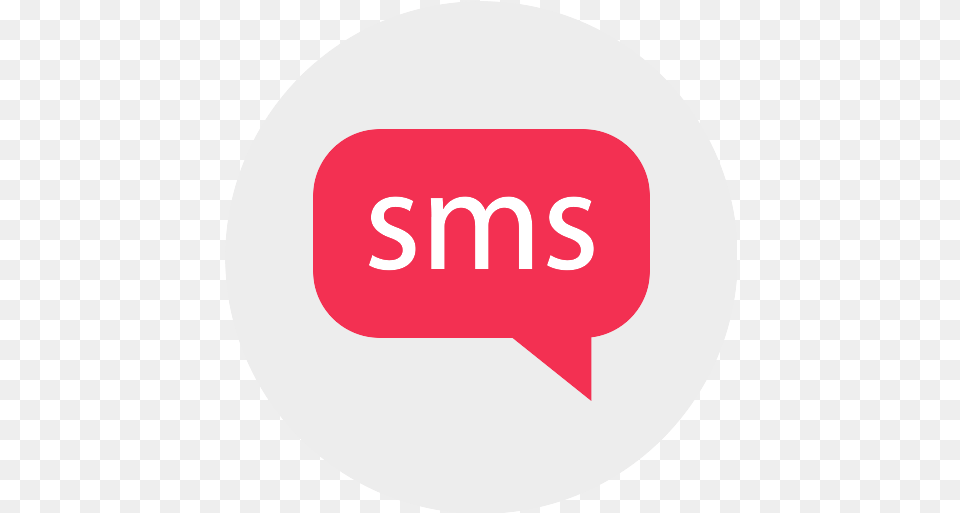 Sms Icon Circle, Logo, Sign, Symbol, Disk Free Png Download