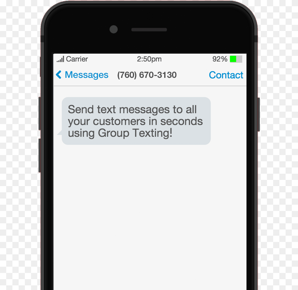 Sms Text Blast Long Code Mobile Smartphone Example Sms Text Message, Electronics, Mobile Phone, Phone Free Transparent Png