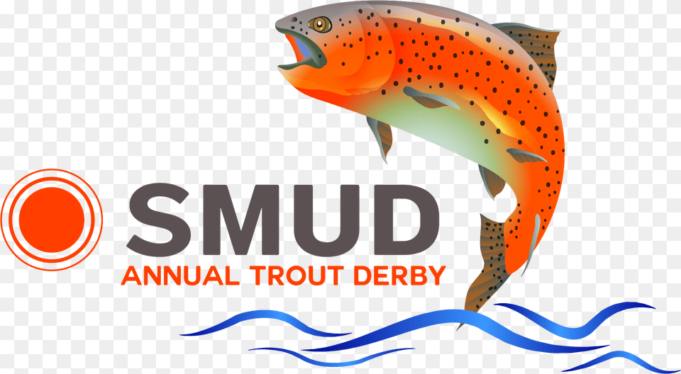 Smud Annual Derby Logo Clipped Rev Sacramento Municipal Utility District, Animal, Fish, Sea Life, Trout Png