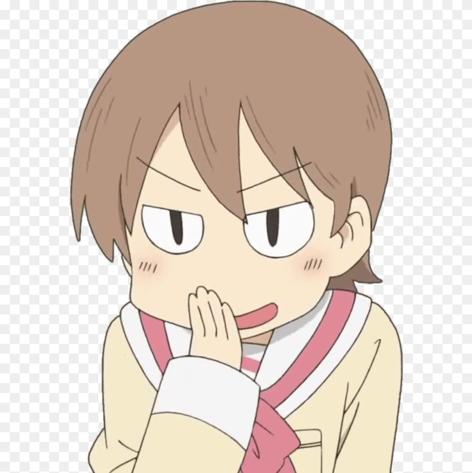 Smug Anime Face Smug Face Anime Boy, Baby, Person, Book, Comics Free Png