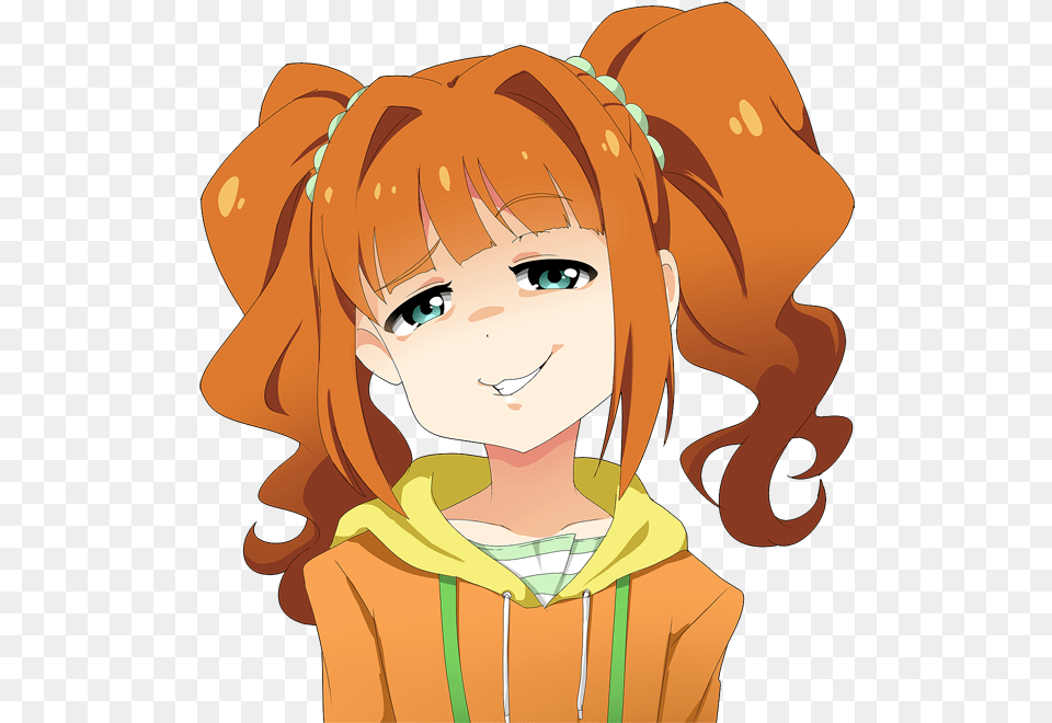 Smug Anime Girl, Baby, Person, Face, Head Png Image