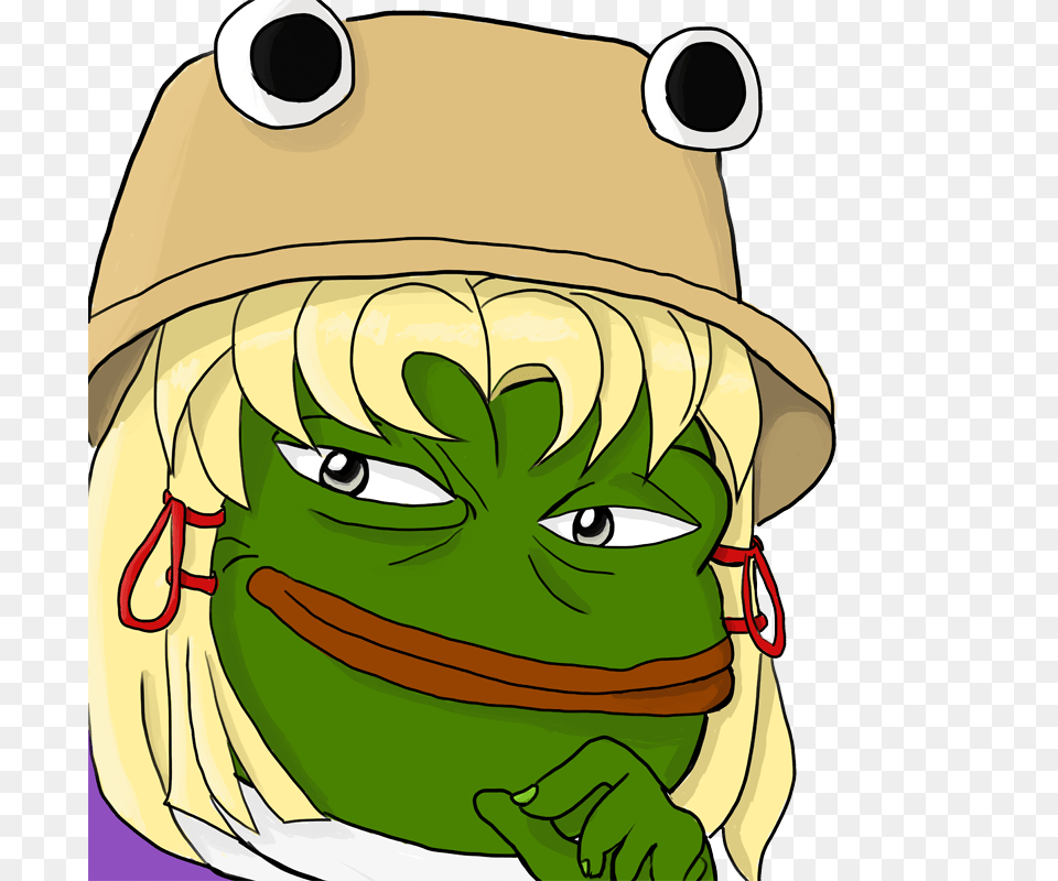 Smug Anime Pepe Smug Frog Know Your Meme, Book, Comics, Publication, Baby Free Png Download