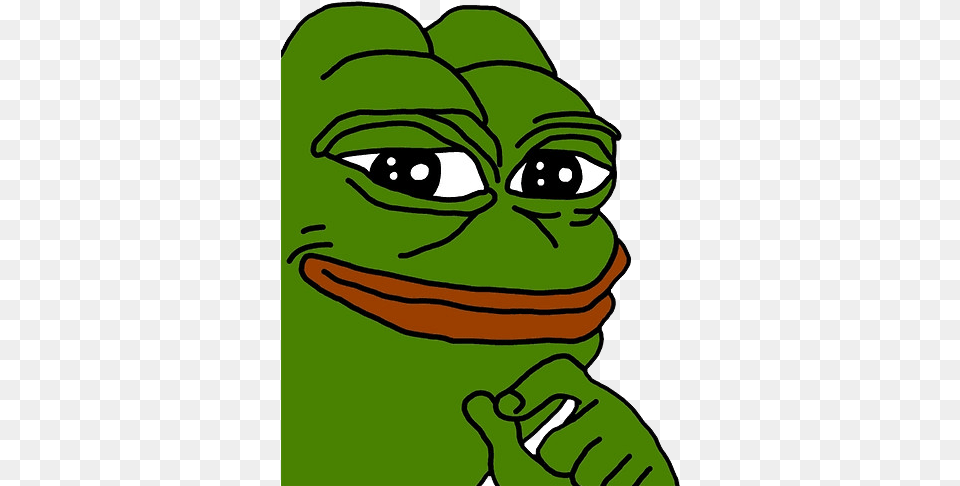 Smug Pepe, Green, Alien, Baby, Person Png Image